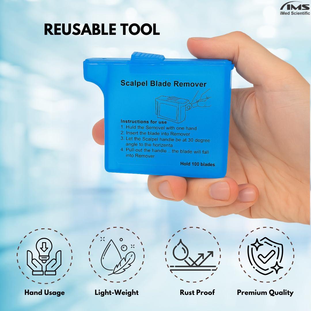 Caja de Plástico IMEDS para Remover Cuchillas de Bisturí