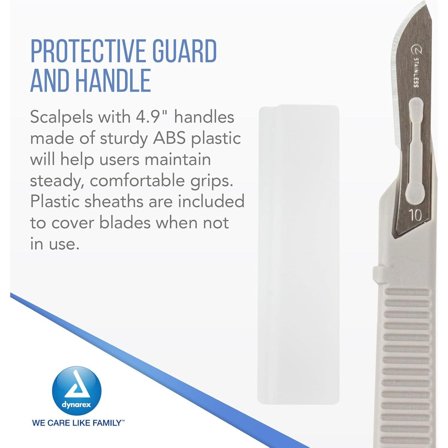 Bisturí Desechable Dynarex Medi-Cut Acero Inoxidable #10