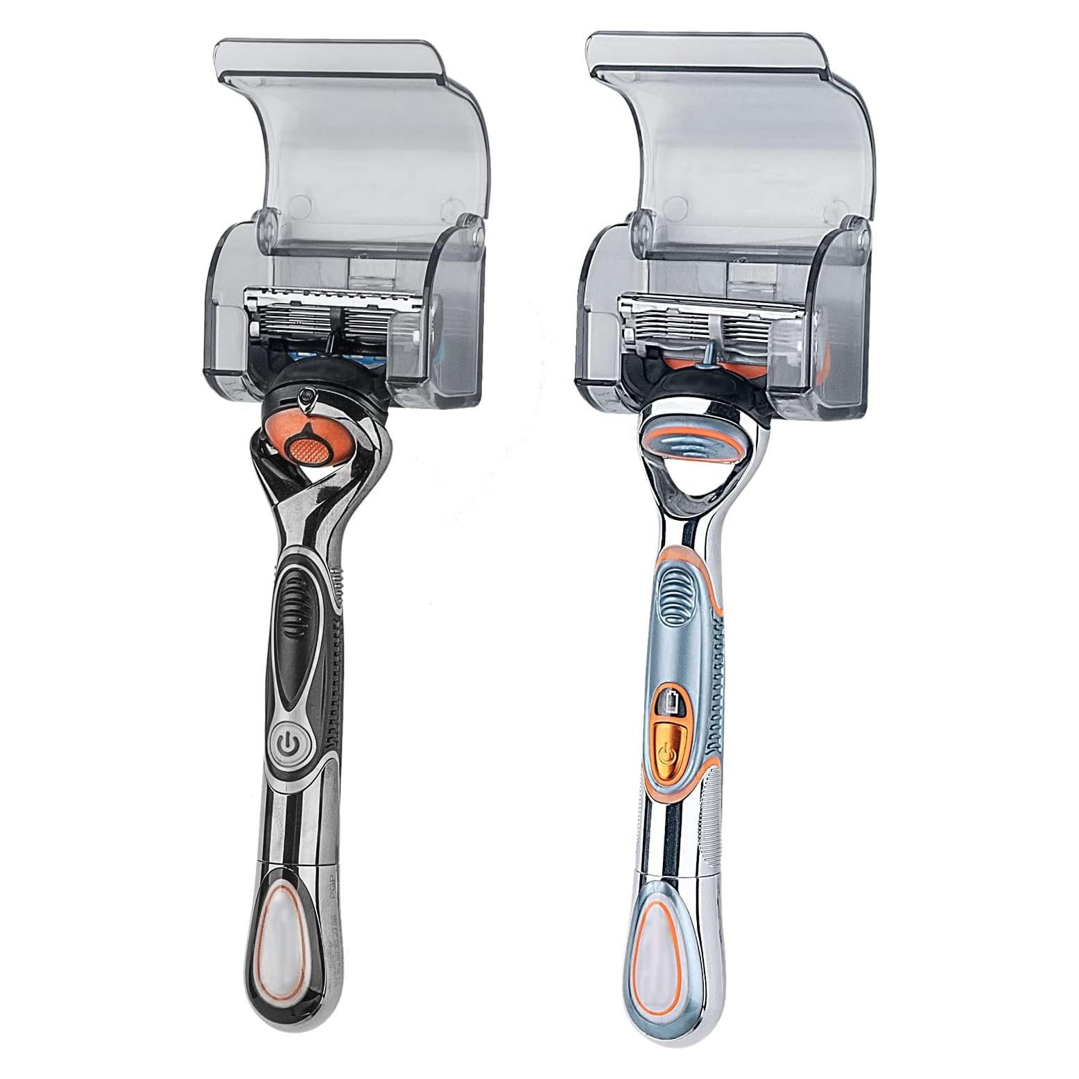 Soportes de Afeitar LUEXBOX 2 Pcs Autoadhesivos Impermeables