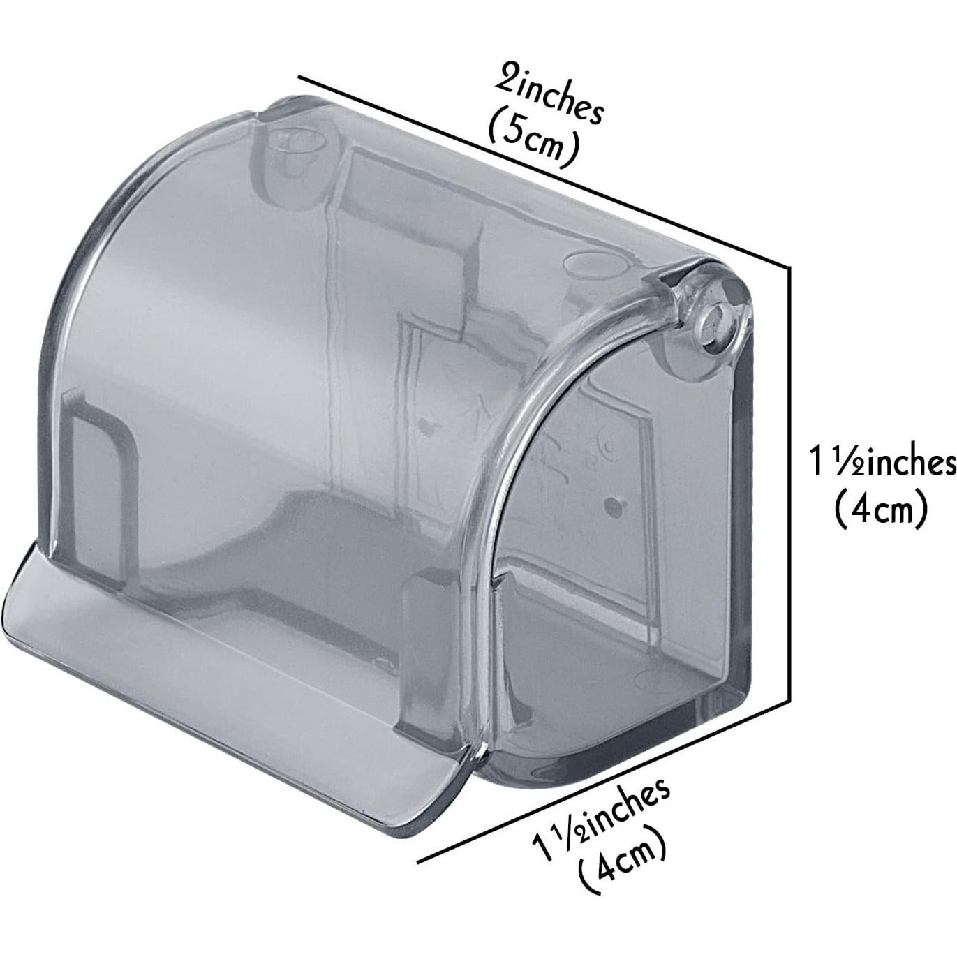 Soportes de Afeitar LUEXBOX 2 Pcs Autoadhesivos Impermeables
