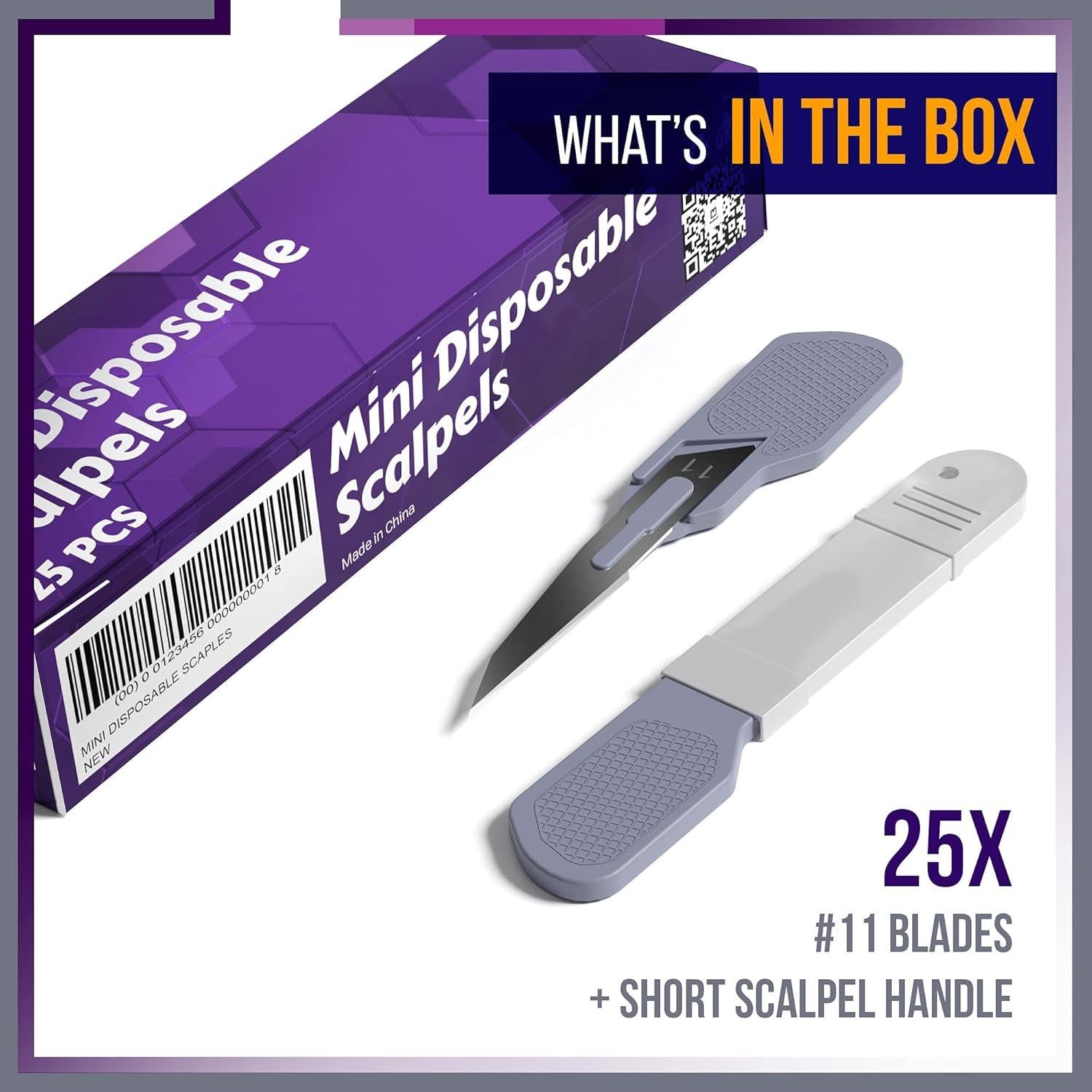 Cuchillas Quirúrgicas Desechables MyMed #11 - Paquete de 25