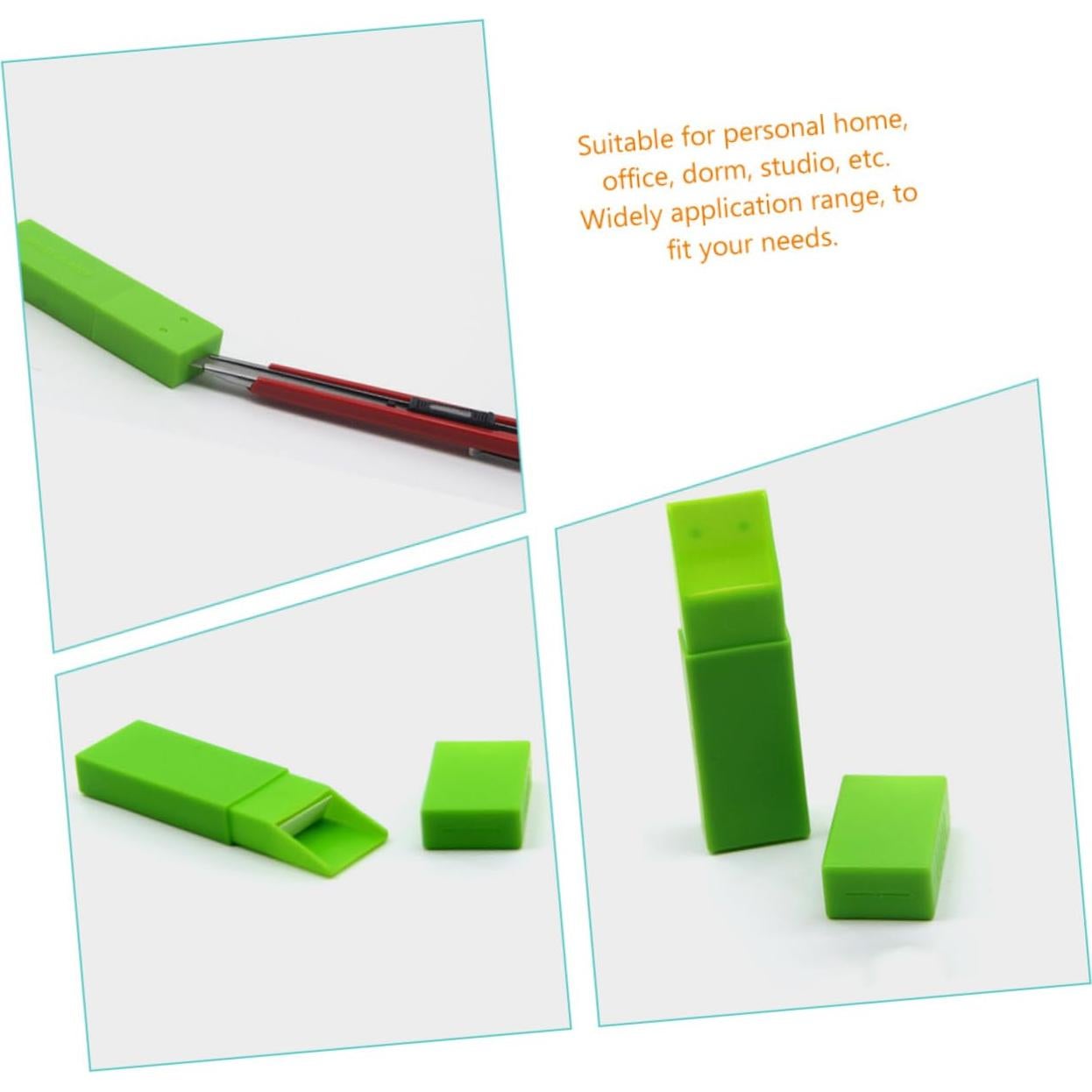 Caja de Almacenamiento de Desechos DOITOOL Verde 2 Pcs 9x2.5cm