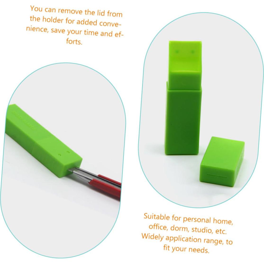 Caja de Almacenamiento de Desechos DOITOOL Verde 2 Pcs 9x2.5cm