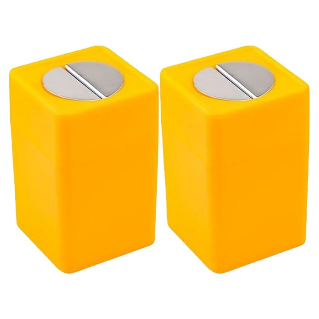Caja de Almacenamiento de Cuchillas Gadpiparty 2 Pcs Amarilla