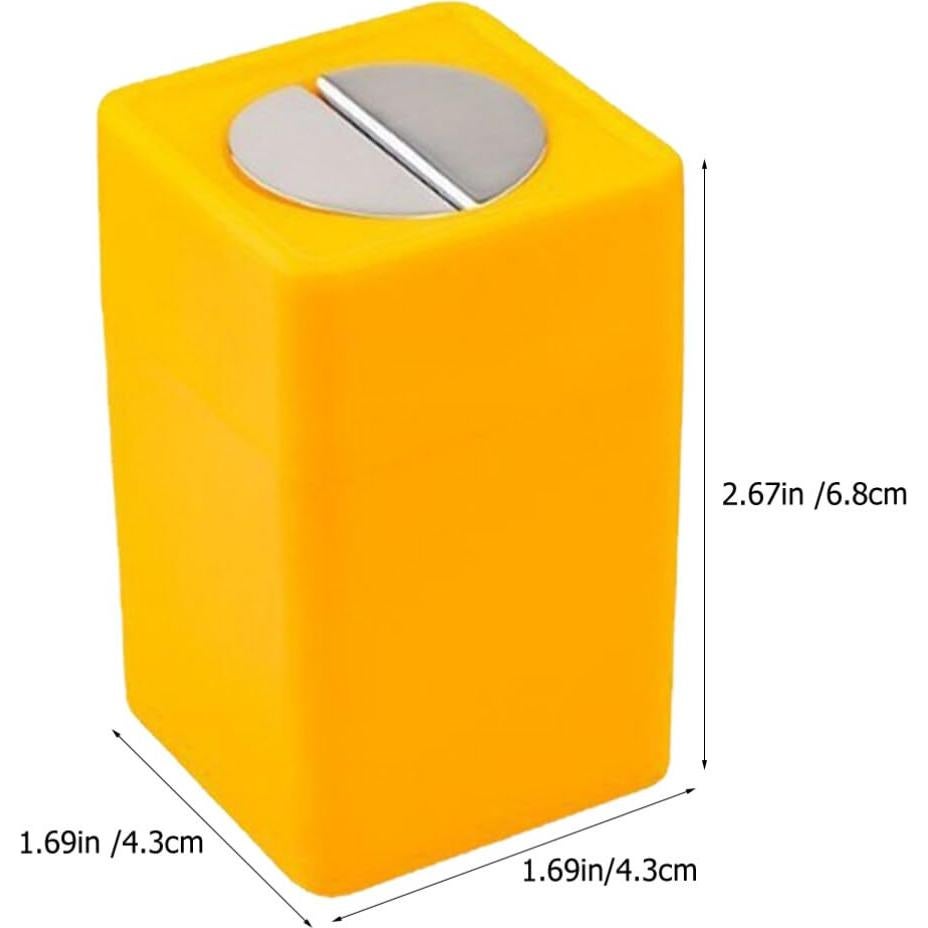 Caja de Almacenamiento de Cuchillas Gadpiparty 2 Pcs Amarilla