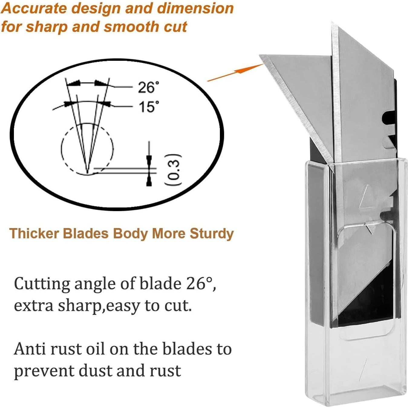 Cuchillas Utility Vickay SK5 90 Paquetes 1350 Piezas