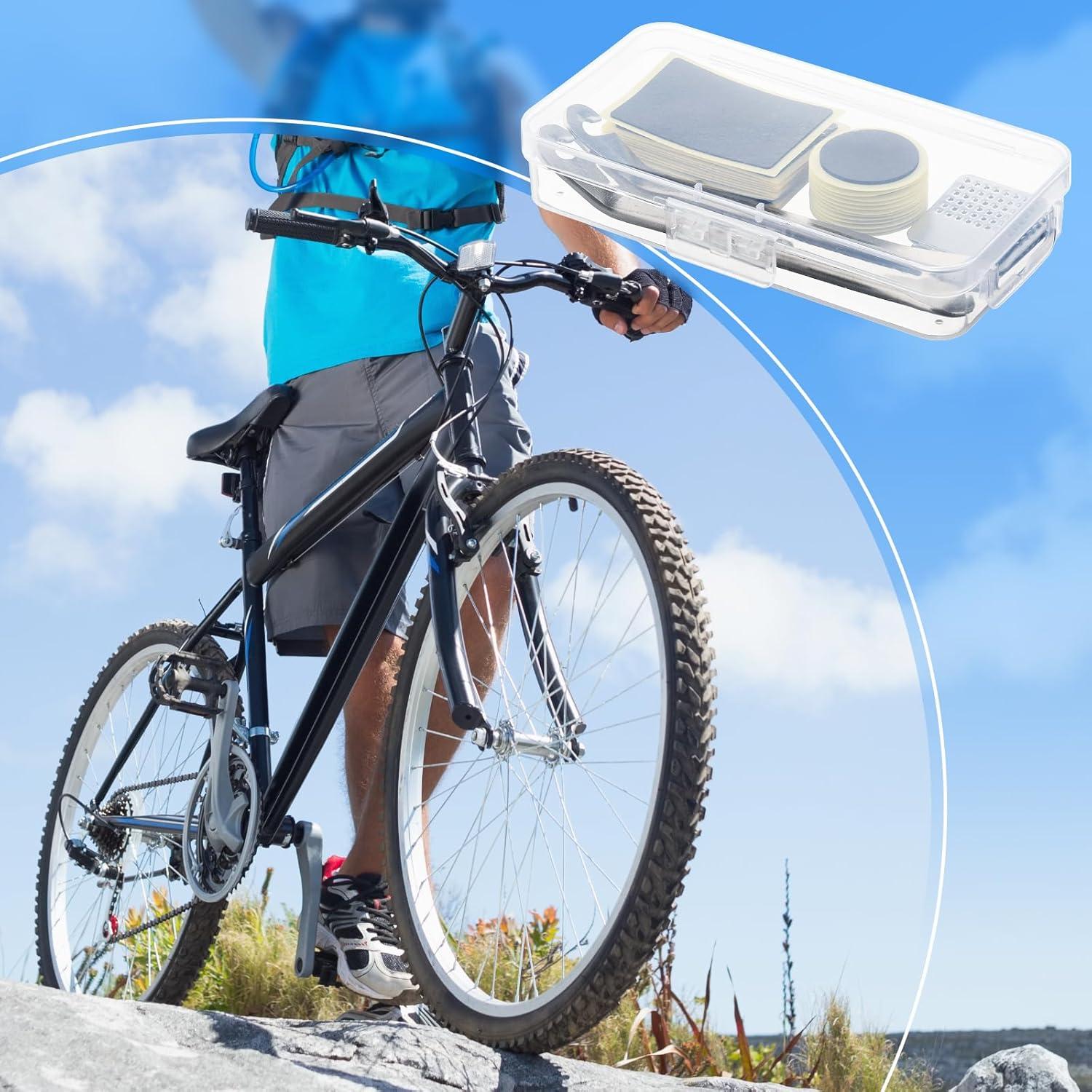 Kit de Reparación de Neumáticos Cosmos con 24 Parches y Herramientas