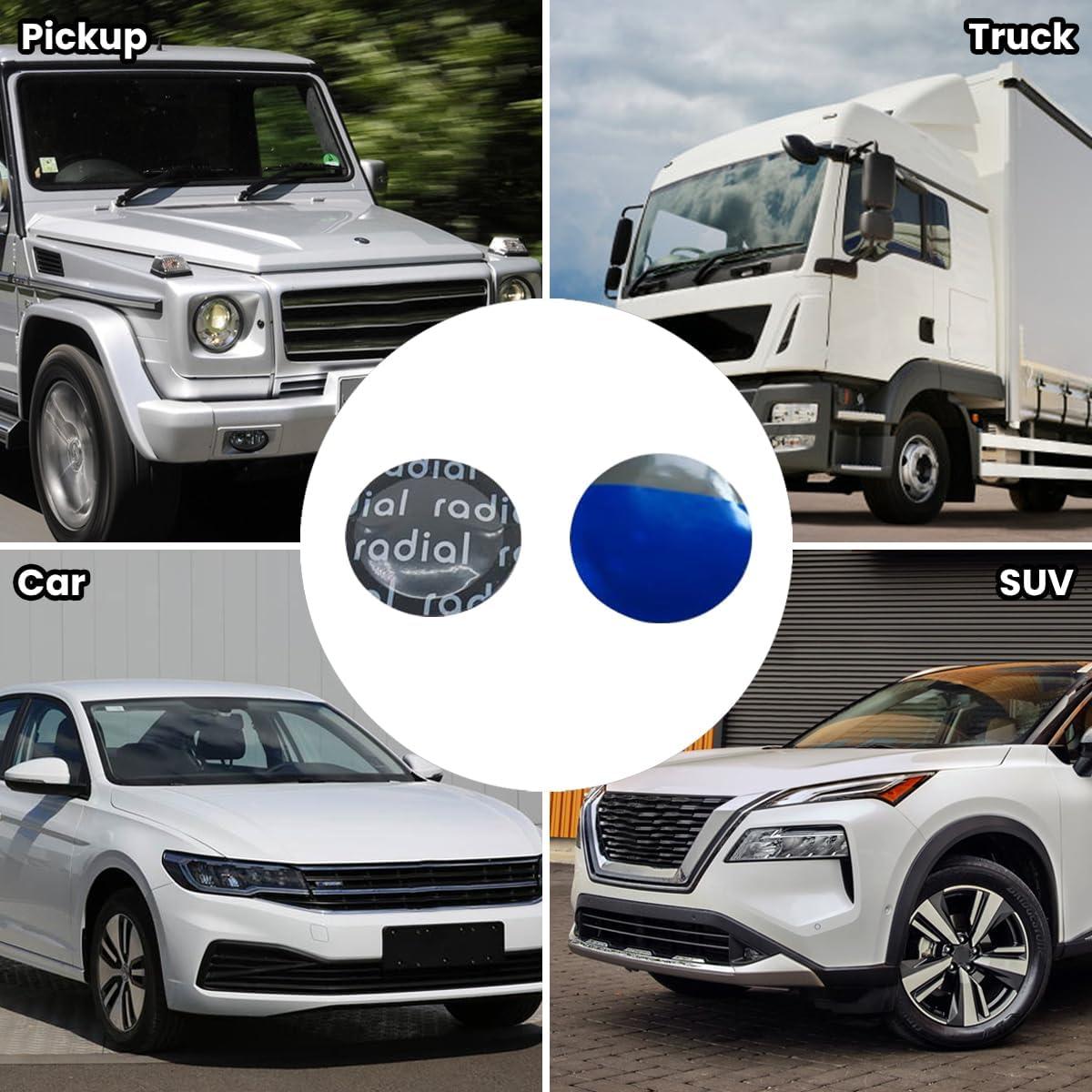 Kit de Parche de Reparación de Neumáticos AICEL 100pcs 3.2cm