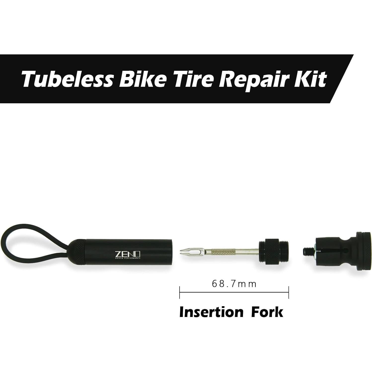 Kit de Reparación de Neumáticos Tubeless Zeno - Aluminio 6061