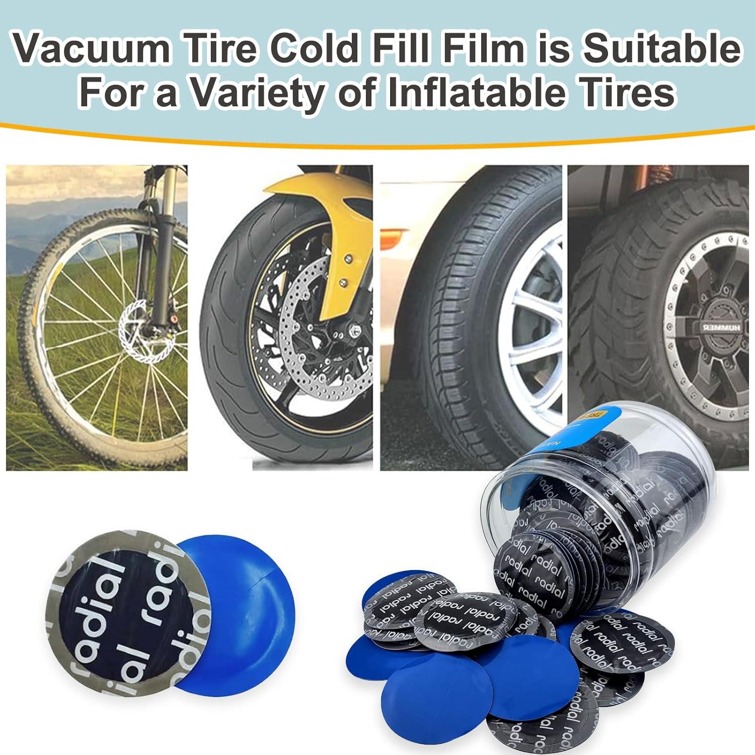 Kit de Reparación de Neumáticos BONFQERT 80 Pcs 6cm