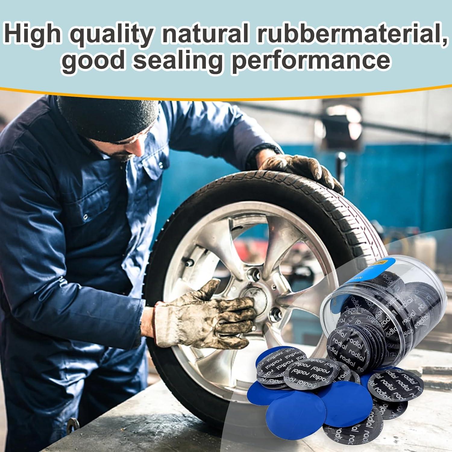 Kit de Reparación de Neumáticos BONFQERT 80 Pcs 6cm