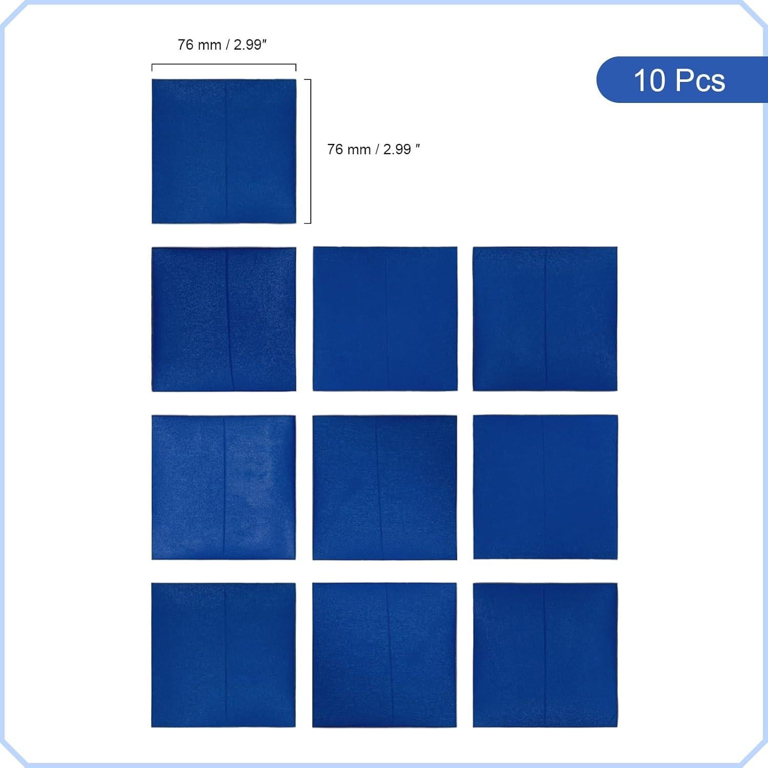 Parche de Neumático PAX 10 Piezas 76x76mm Caucho Natural