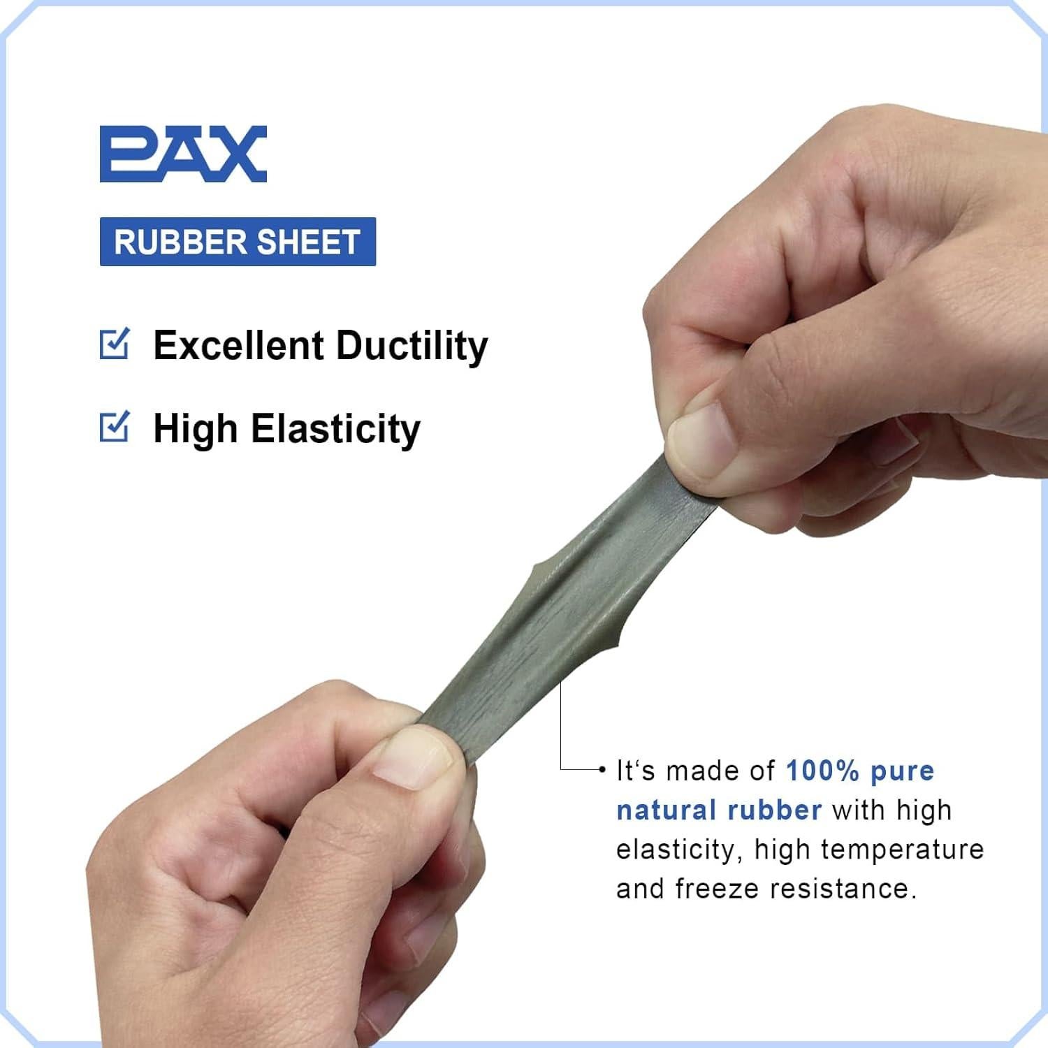 Parche de Neumático PAX 10 Piezas 76x76mm Caucho Natural