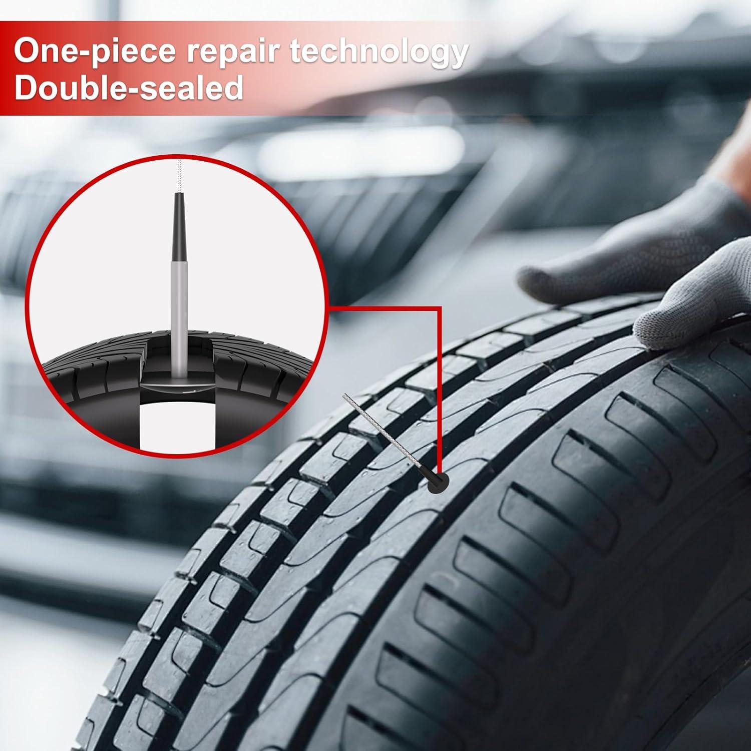 Kit de Reparación de Neumáticos SUNSOUL 24 Piezas 0.76x5.08cm