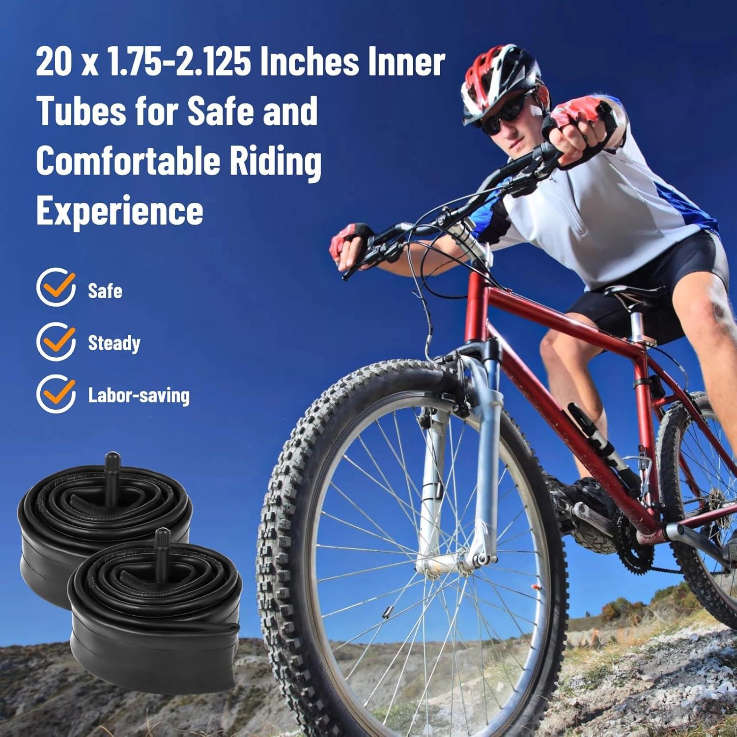 Cámaras de Aire Yeesport 20/24/26" x 1.75-2.125" MTB 6 Pack