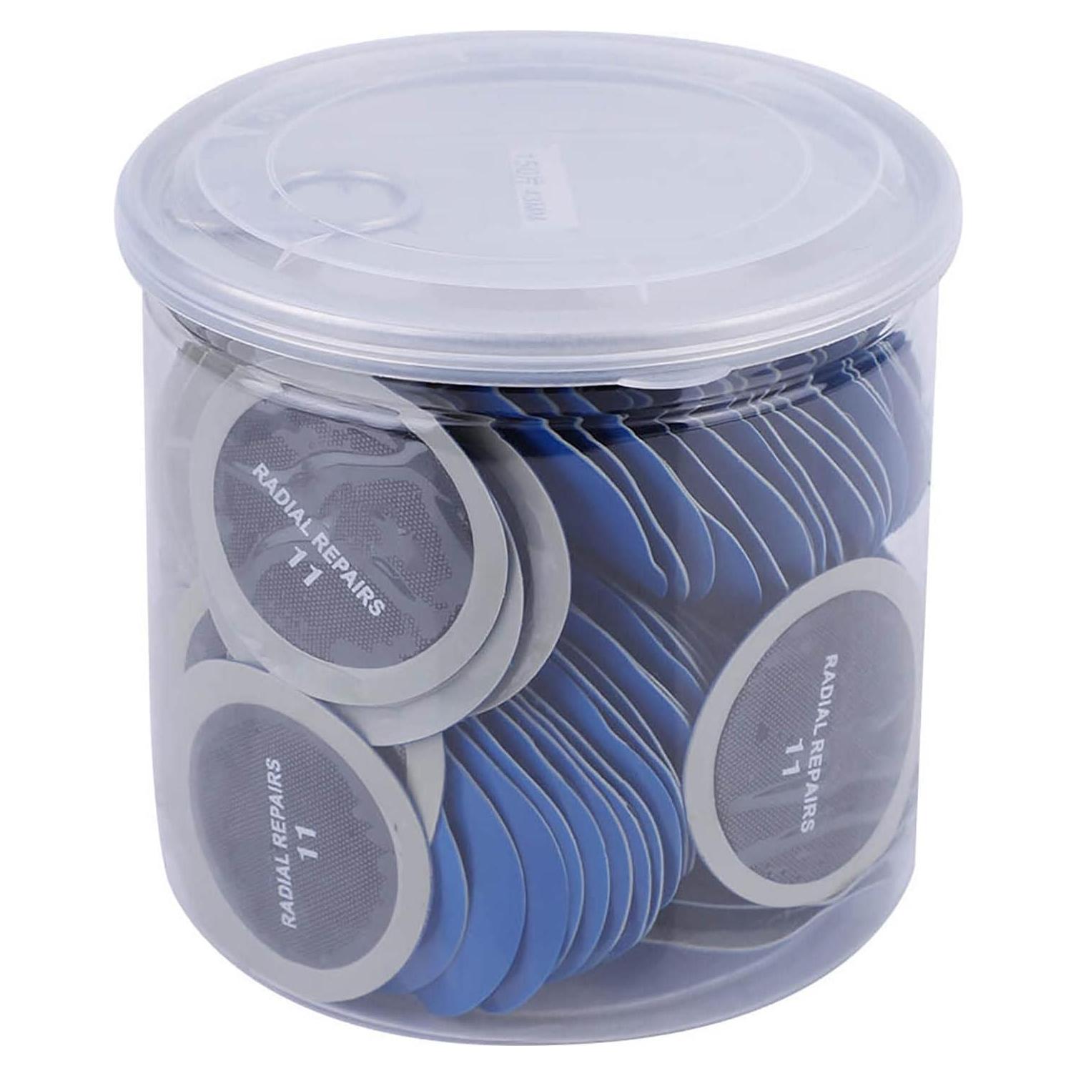 Kit de Parches de Reparación de Neumáticos Lwuey 120PCS 43mm