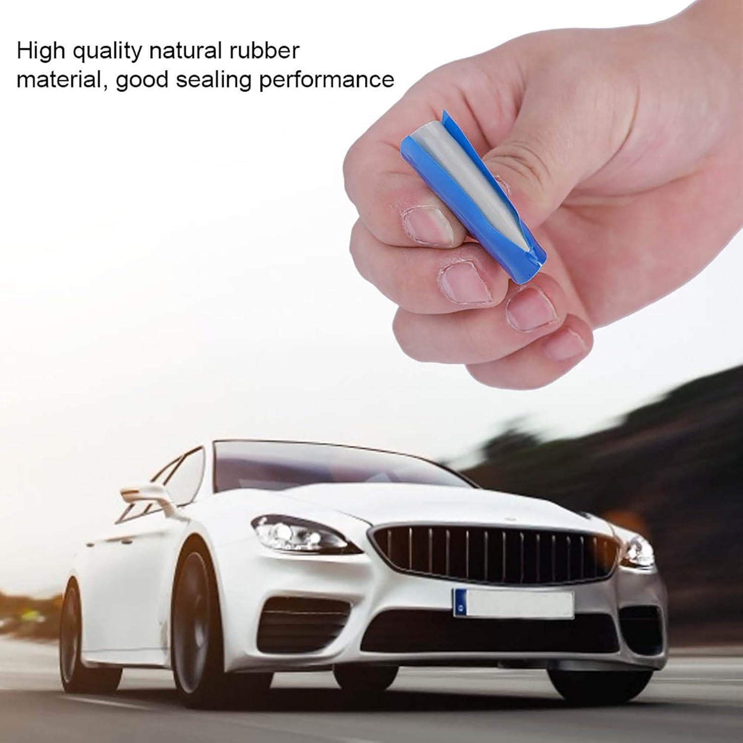 Kit de Parches de Reparación de Neumáticos Lwuey 120PCS 43mm