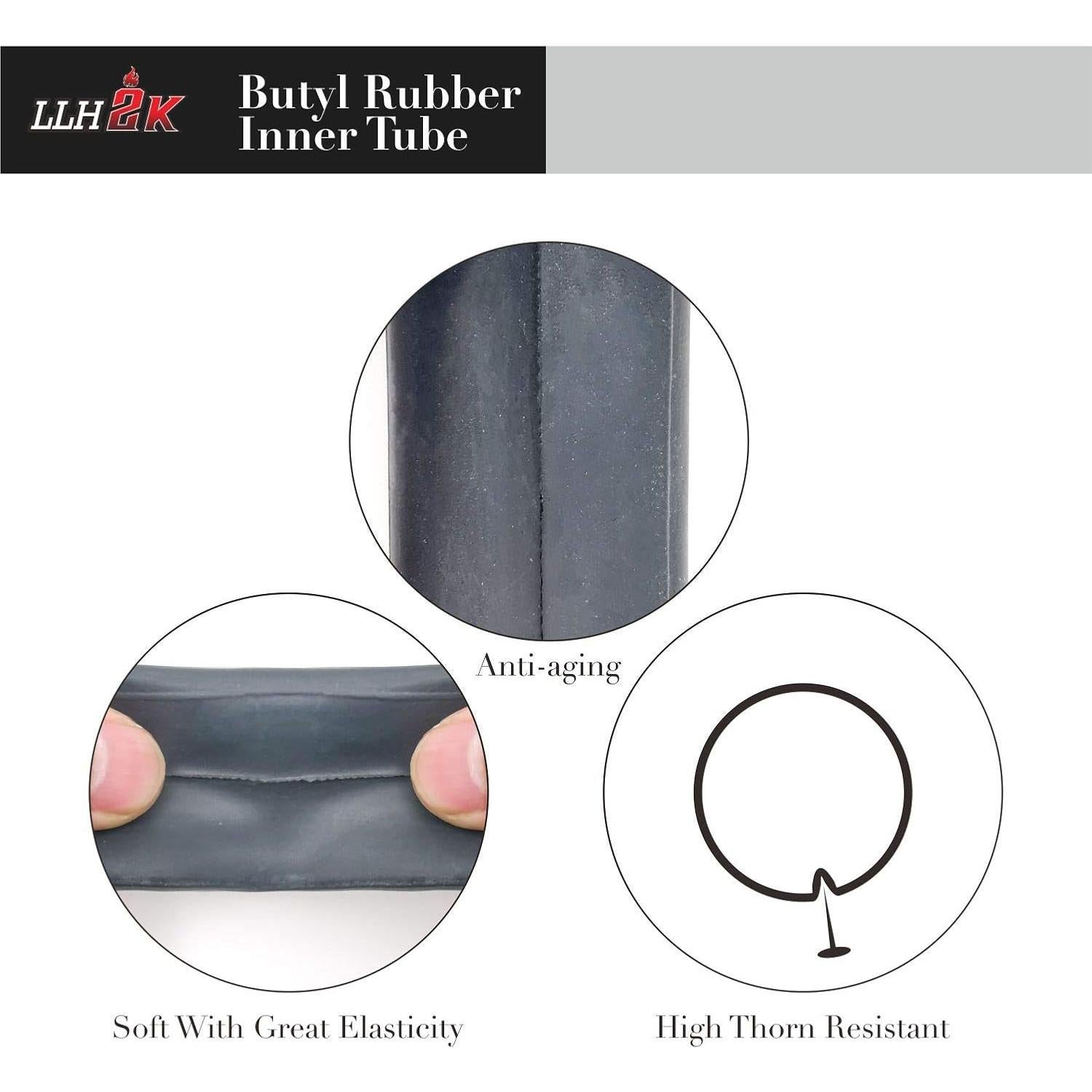 Tubo de bicicleta 16" LLH2K con kit de reparación y parches