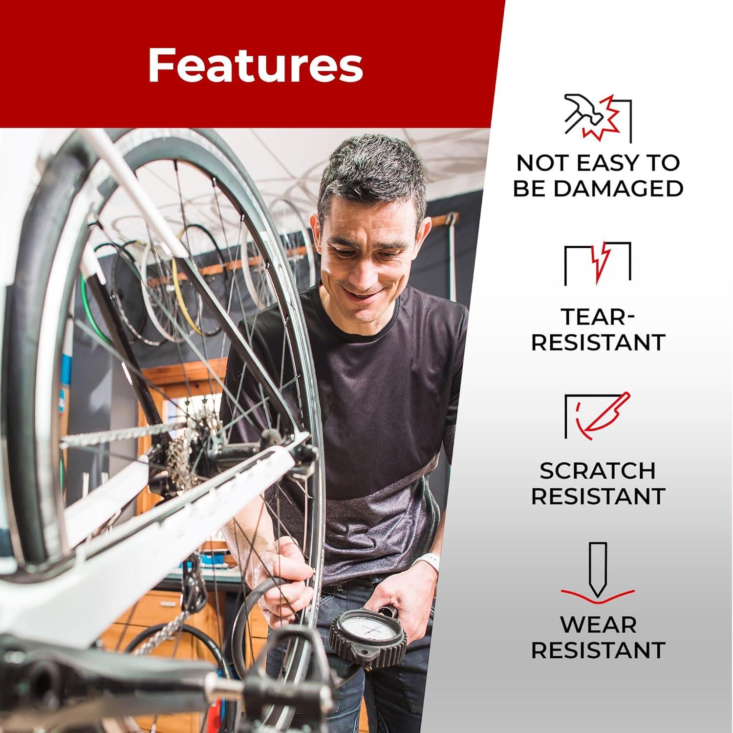 Tubo Interno de Bicicleta Fincci 700 x 18c/23c/25c Presta 60mm - Paquete de 2