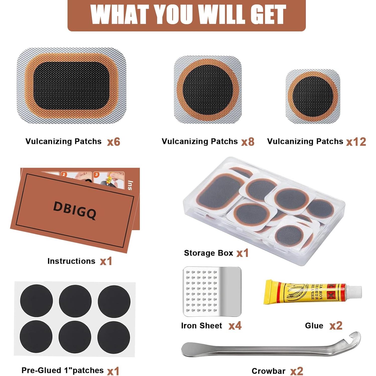 Kit de Reparación de Neumáticos de Bicicleta DBIGQ 40PCS