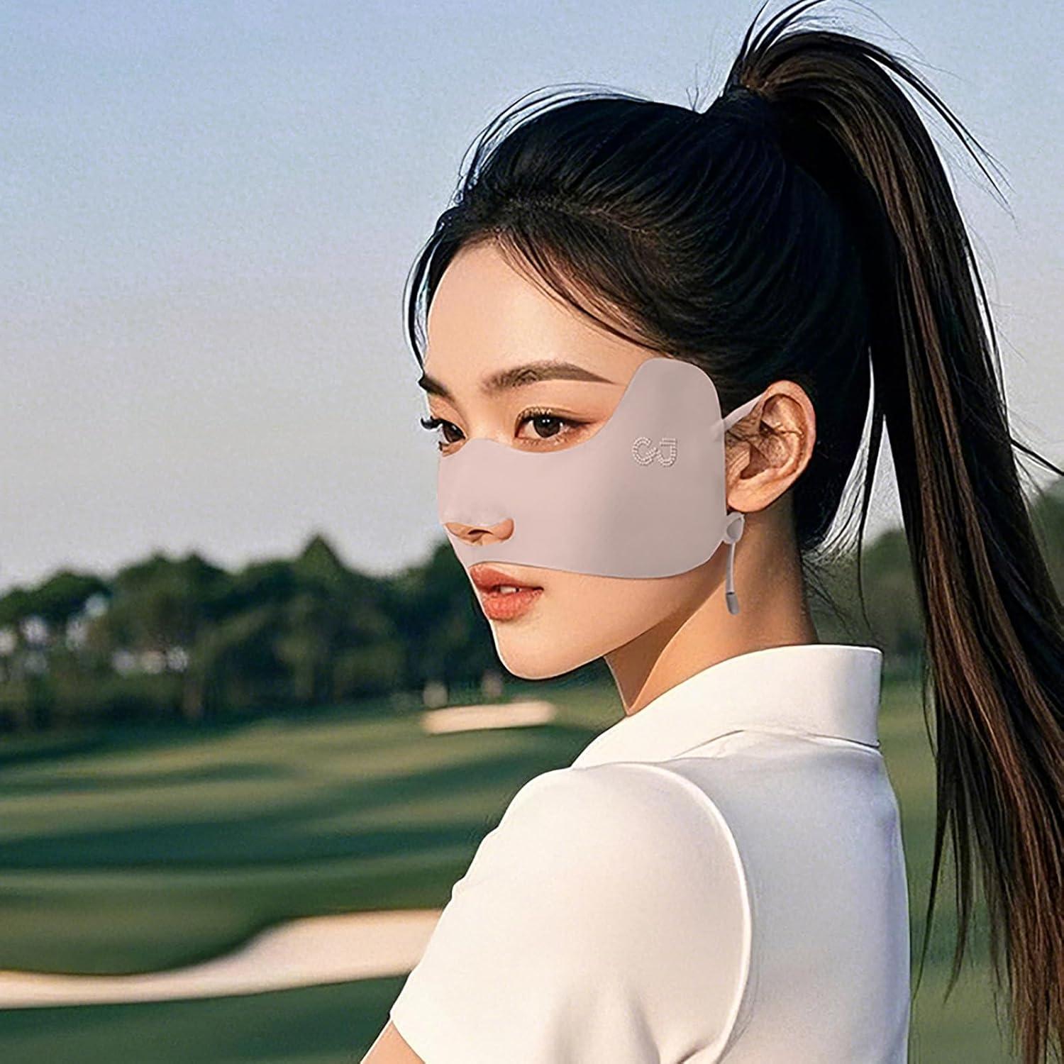 Máscara Facial UPF50+ LKMUPNR para Golf y Senderismo