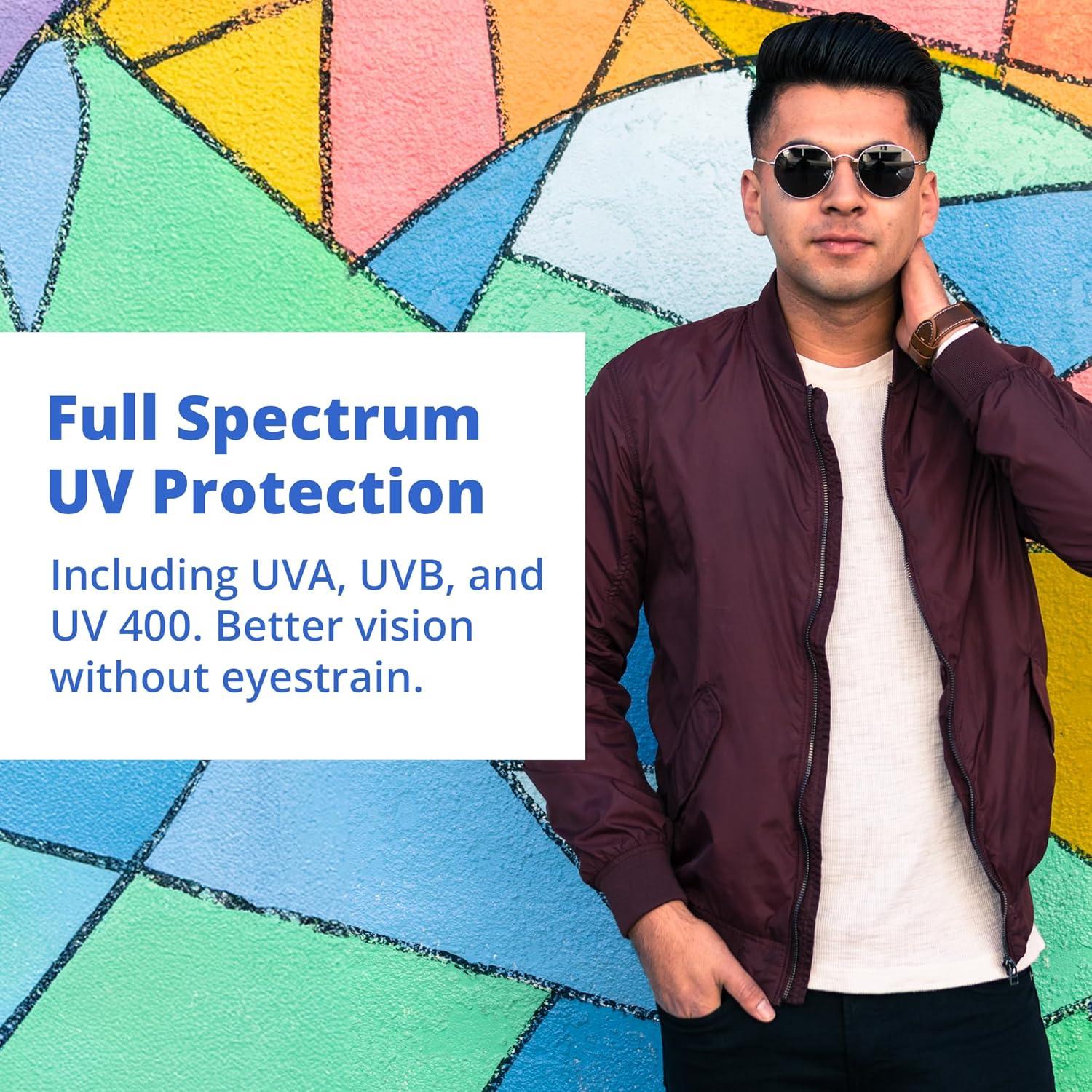 Gafas de sol plegables HepTEK UV400 plata y negro