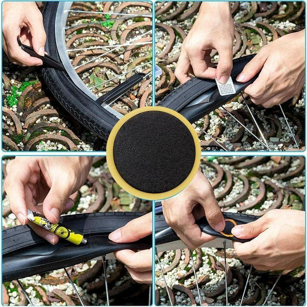Kit de Parche para Neumáticos de Bicicleta Calsgkspray 20 Piezas