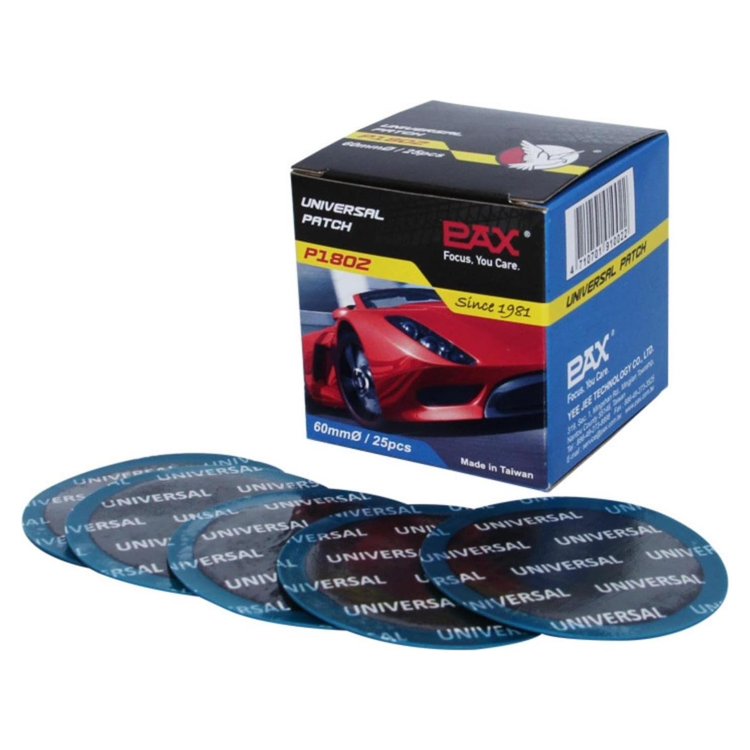 Kit de Parches de Reparación PAX 25 Pcs 60mm para Neumáticos
