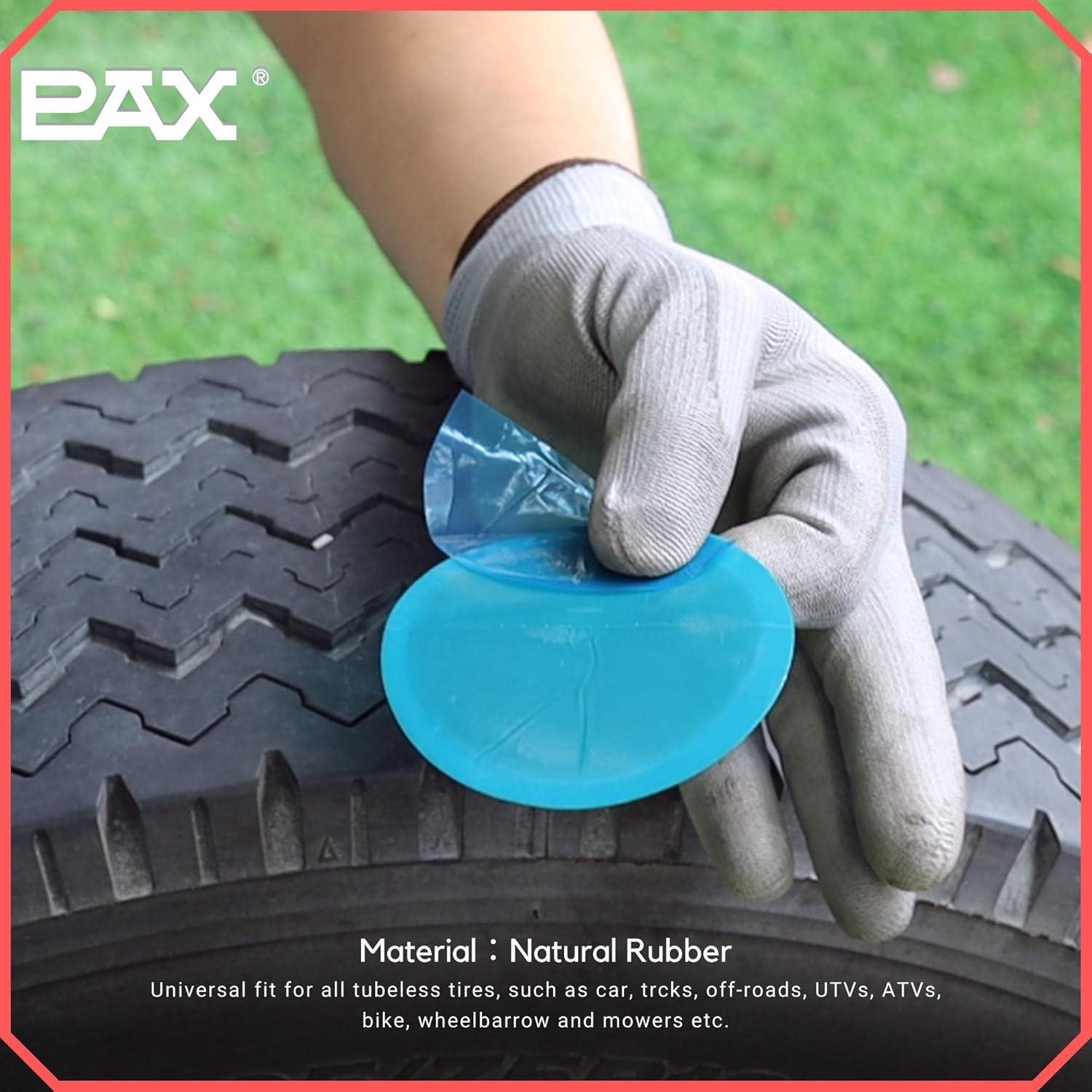 Kit de Parches de Reparación PAX 25 Pcs 60mm para Neumáticos