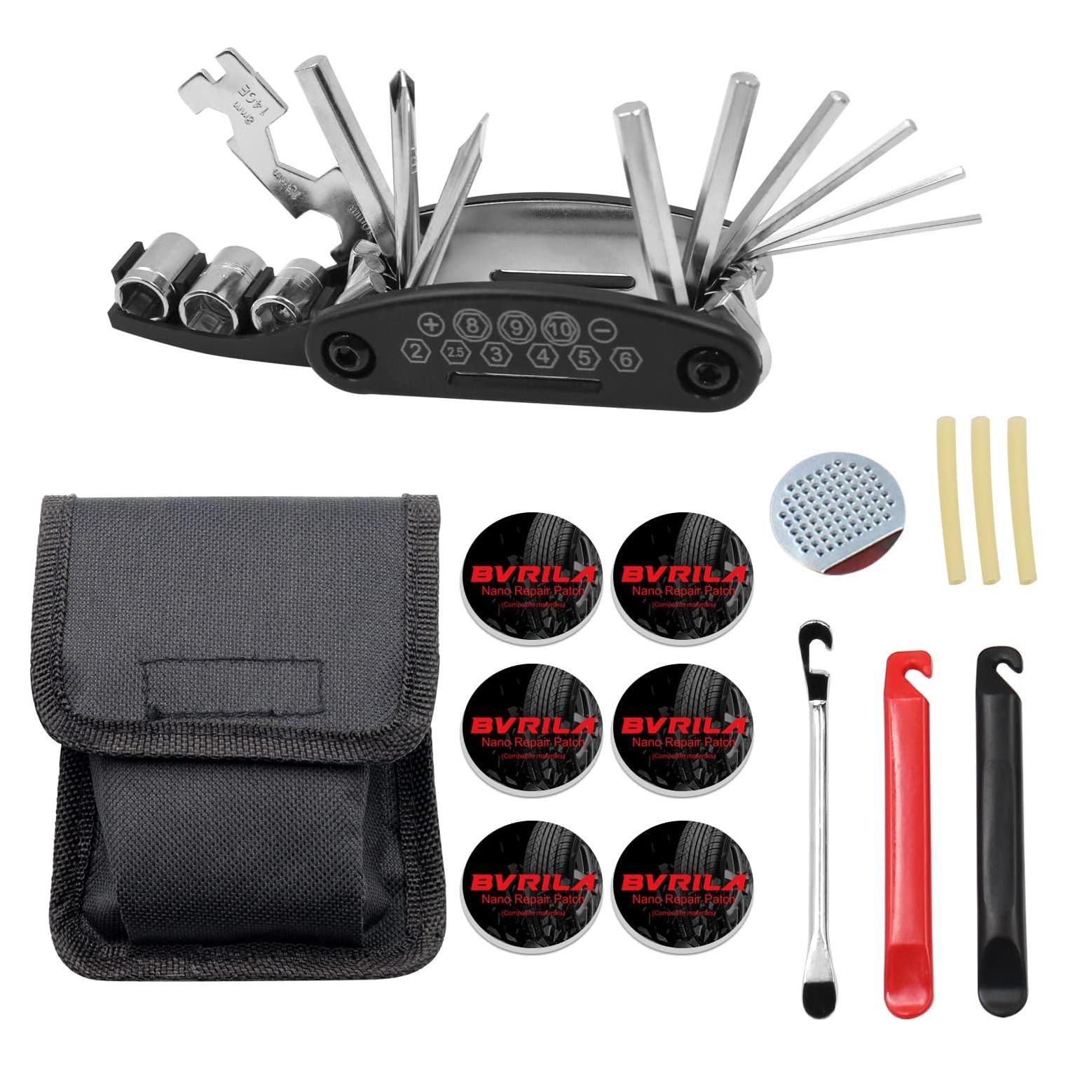 Kit de Herramientas BVRILA 15 en 1 para Bicicletas - Reparación y Mantenimiento