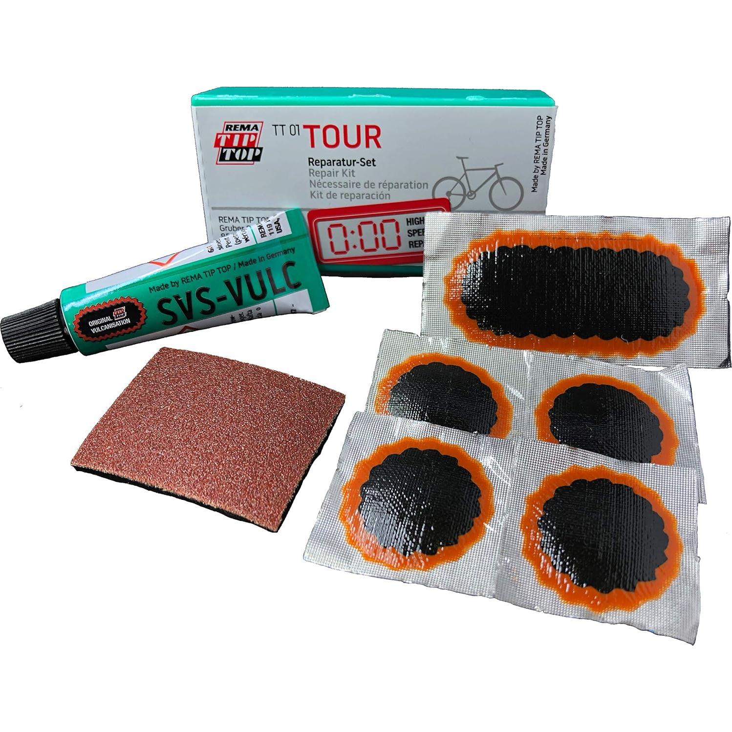 Kit de Reparación de Parches para Tubos Rema Tip Top TT01 - 2 Unidades
