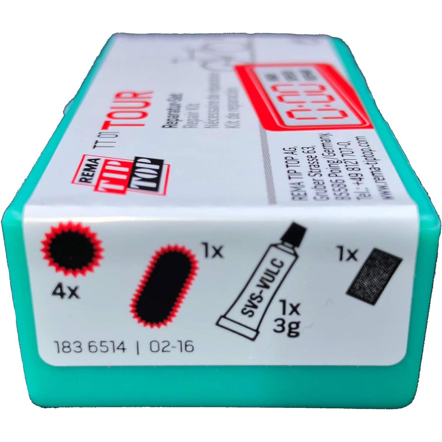 Kit de Reparación de Parches para Tubos Rema Tip Top TT01 - 2 Unidades