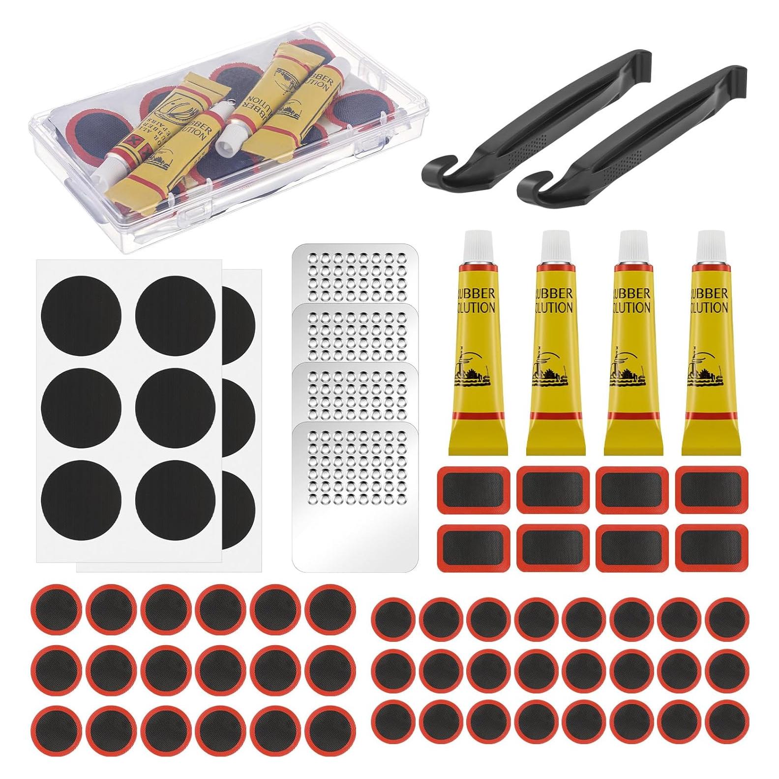 Kit de Reparación de Neumáticos Tallew 72 Pcs para Bicicleta