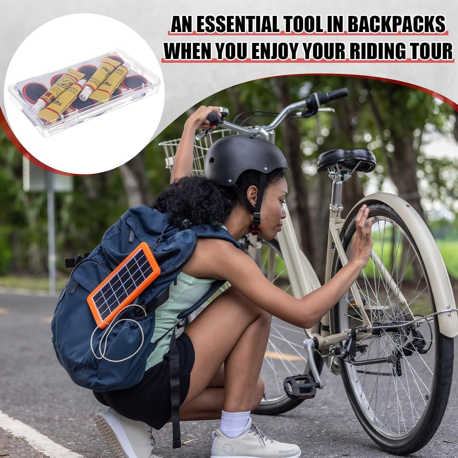 Kit de Reparación de Neumáticos Tallew 72 Pcs para Bicicleta