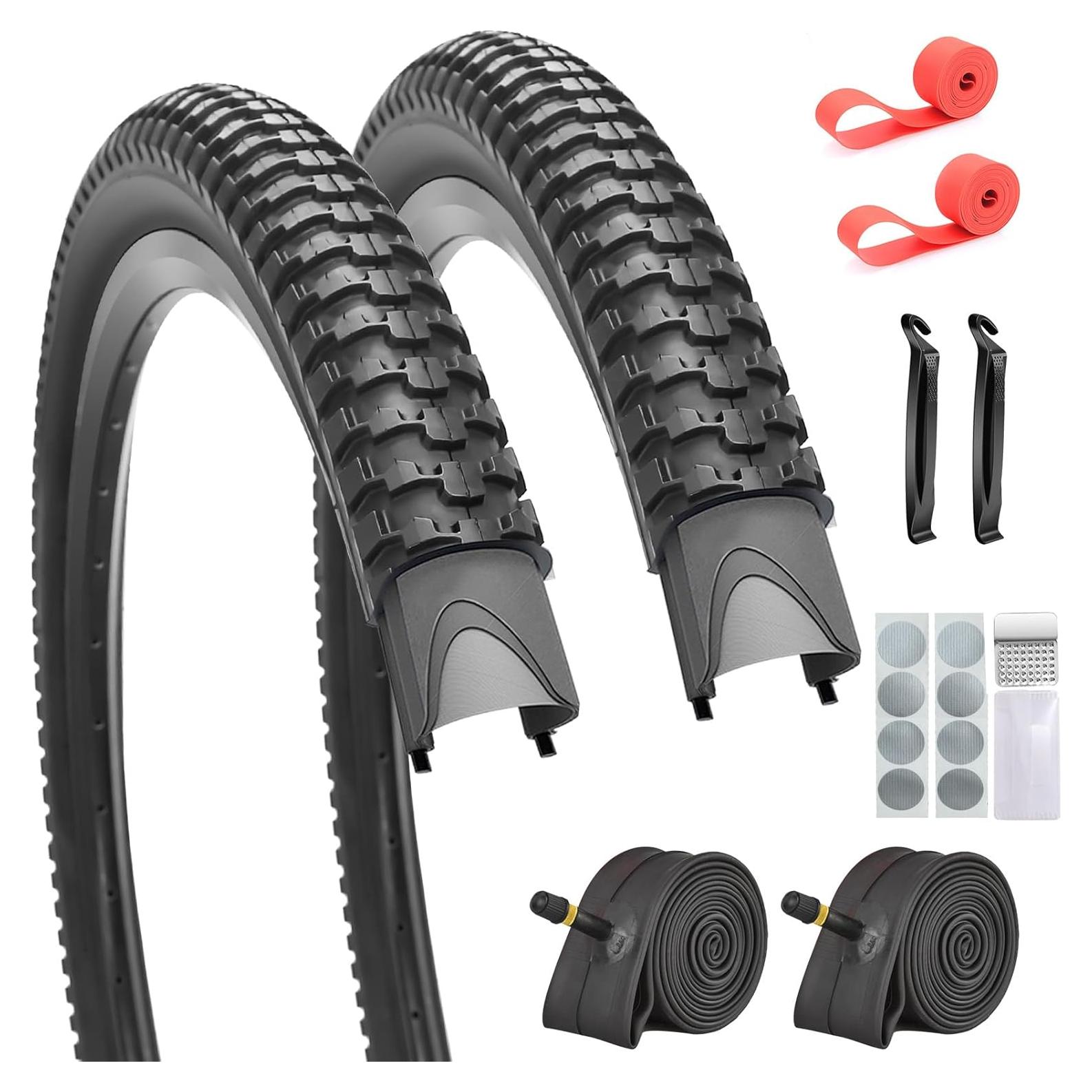 Neumáticos y Tubos de Bicicleta SIMEIQI 26x2.1 Plegables