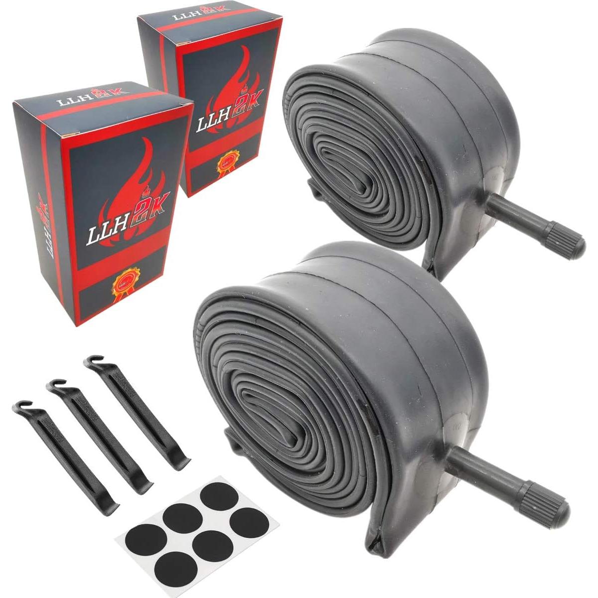 Tubo de Bicicleta 24" LLH2K + Kit de Parcheo y Palancas