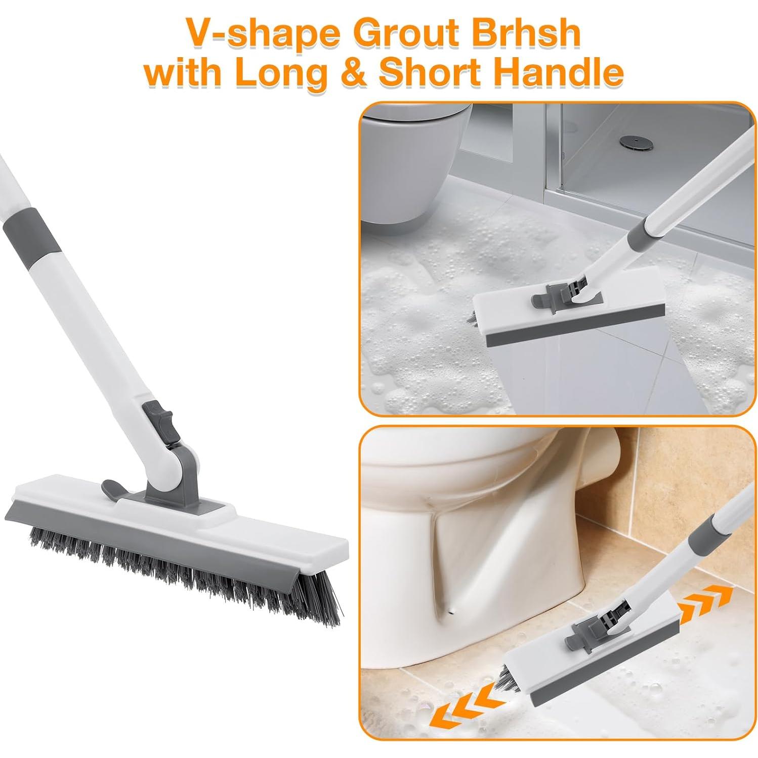 Cepillo Limpiador 4 en 1 Bestnifly para Baño y Azulejos