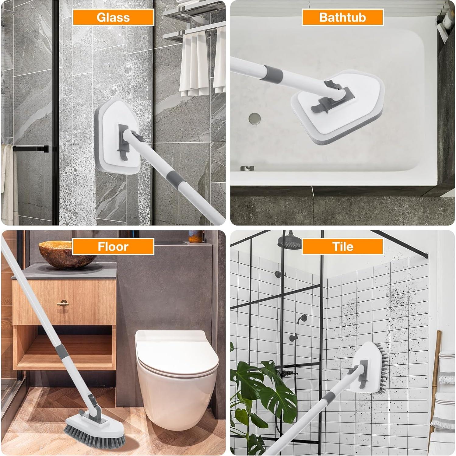 Cepillo Limpiador 4 en 1 Bestnifly para Baño y Azulejos