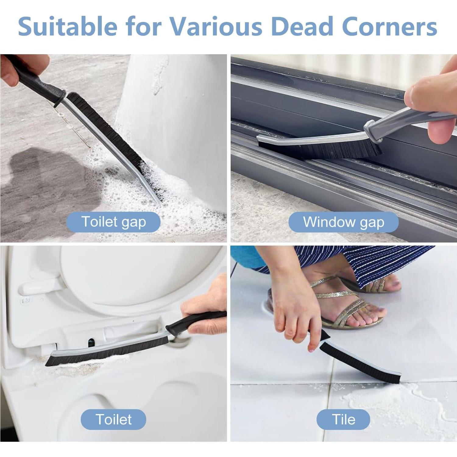 5 Cepillos de Limpieza de Ranuras YOWJOG - Cerdas Duras