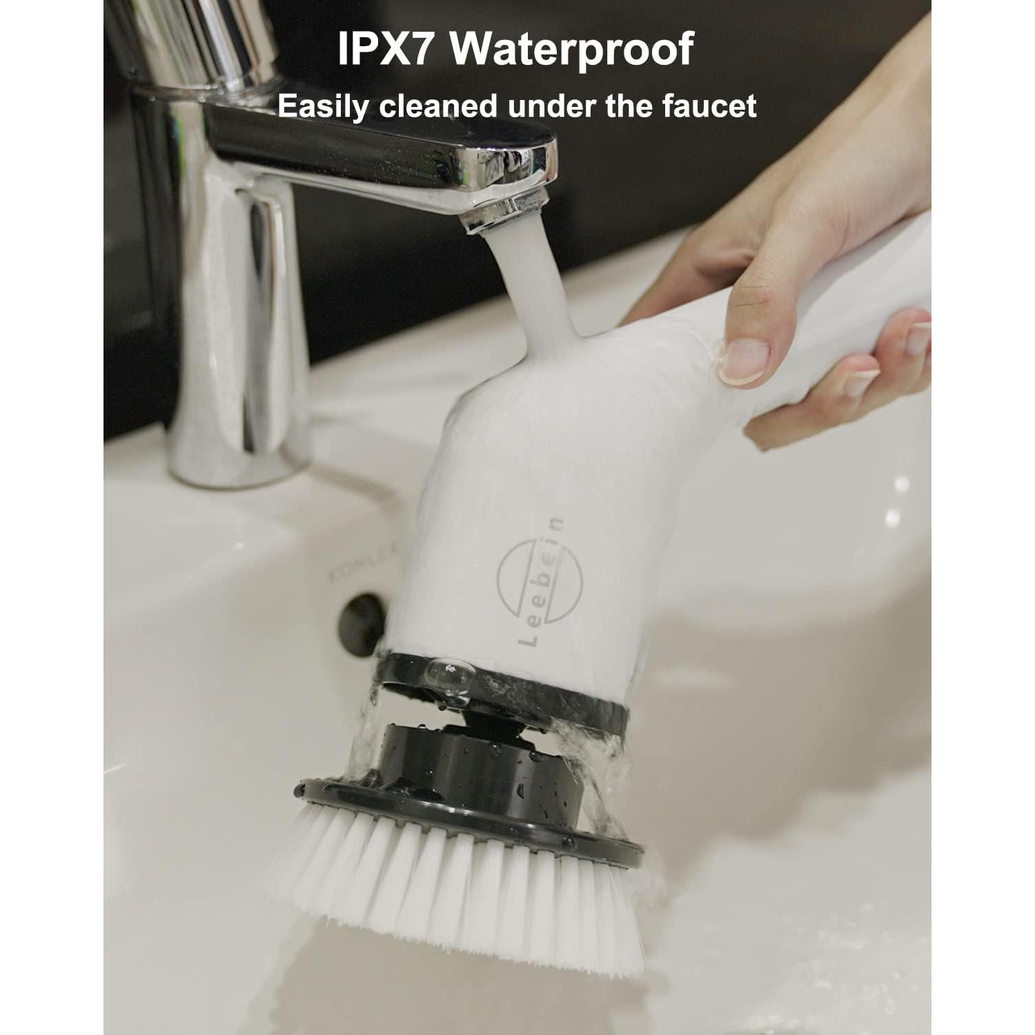 Cepillo Eléctrico Giratorio Leebein ANS-8050 con 8 Cabezas