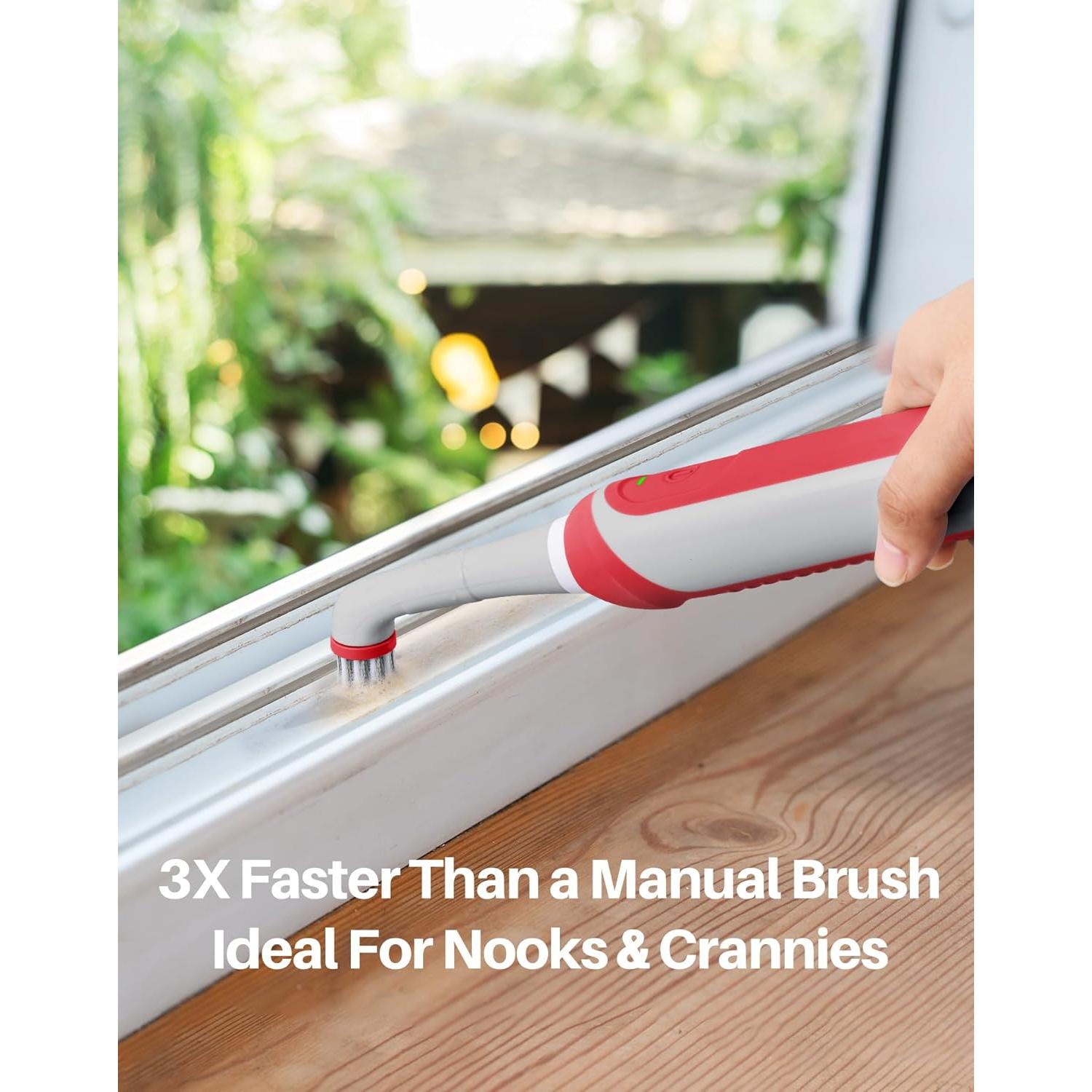 Cepillo de Lechada Eléctrico kHelfer Recargable con 5 Cabezas