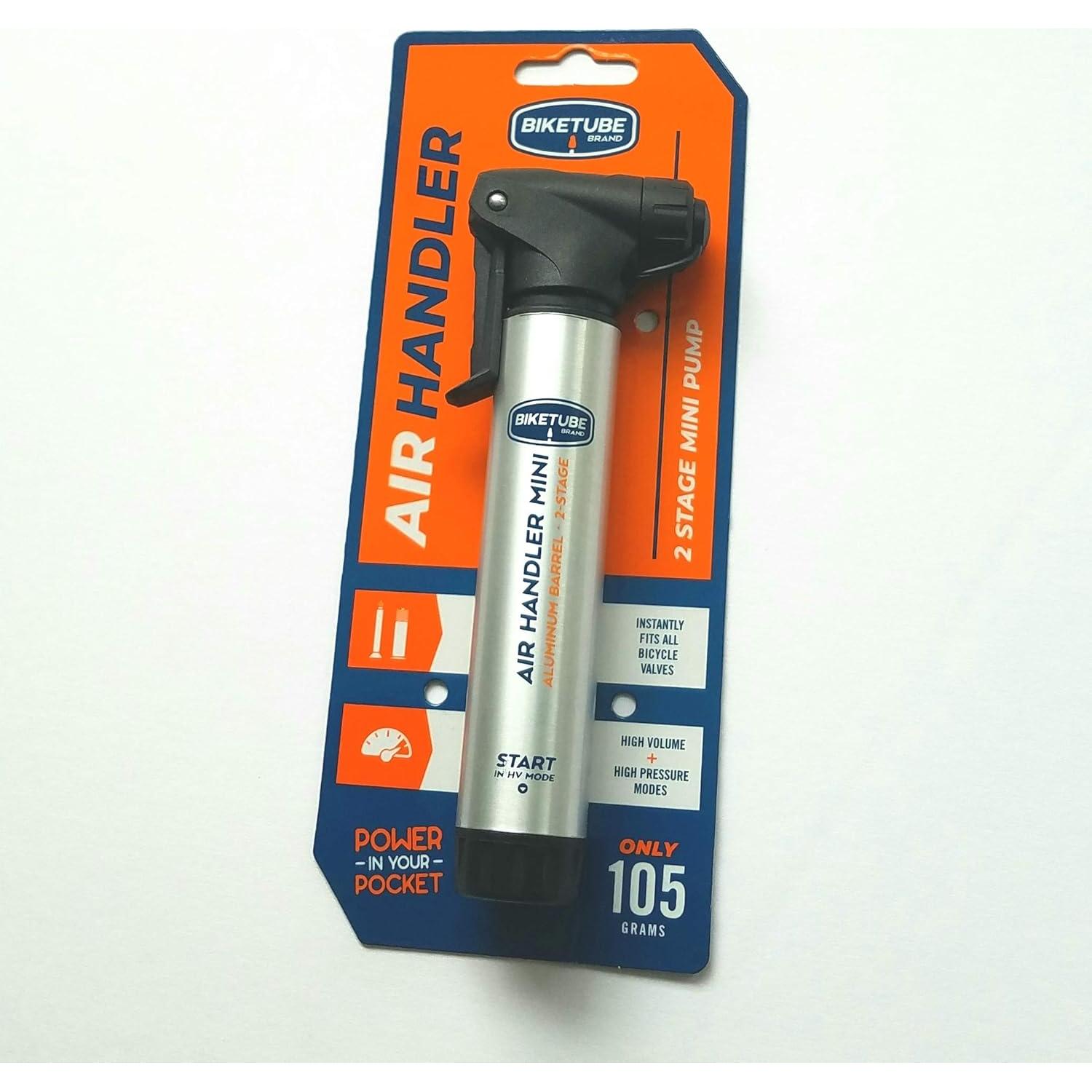 Bomba de Aire Mini BIKETUBE - Aluminio, 16 cm, 57 g, 8.27 Bar