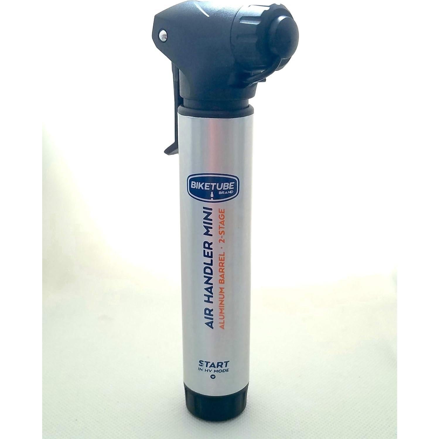 Bomba de Aire Mini BIKETUBE - Aluminio, 16 cm, 57 g, 8.27 Bar