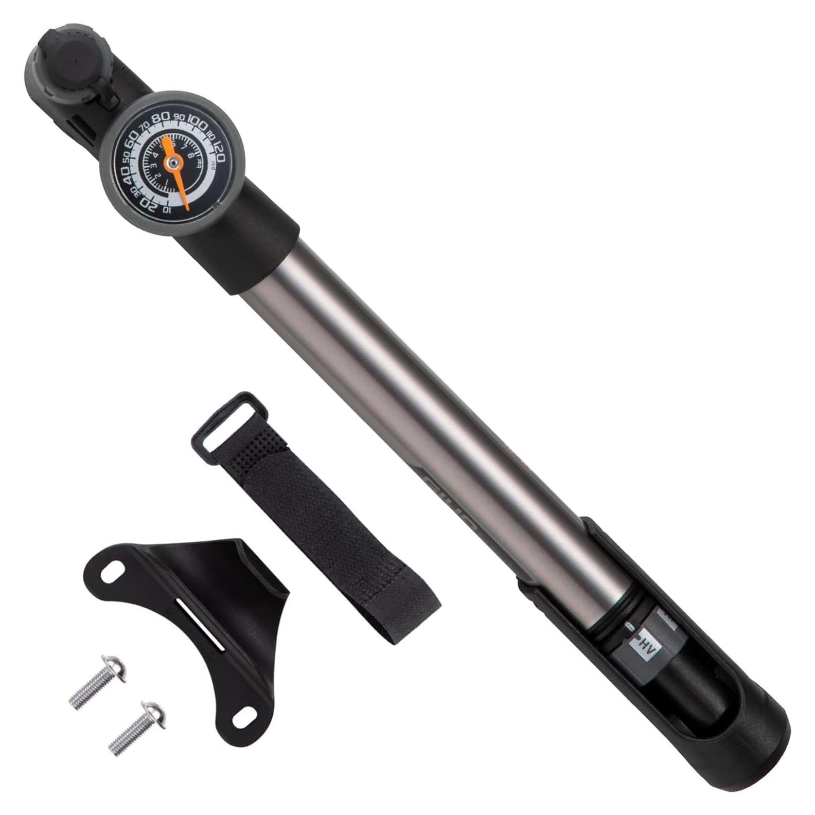 Bomba de Bicicleta GIYO GP-993 2 Etapas HP HV 120 PSI