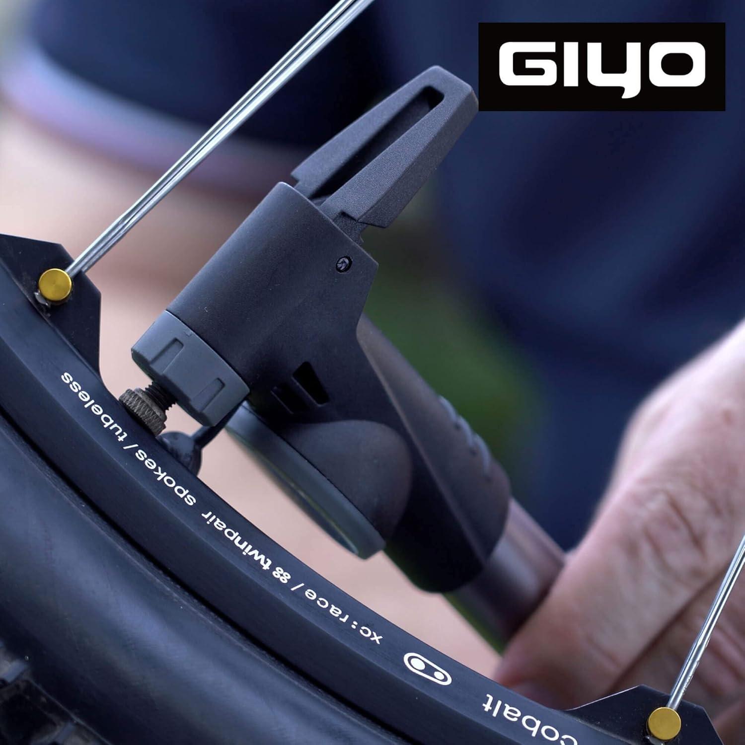 Bomba de Bicicleta GIYO GP-993 2 Etapas HP HV 120 PSI