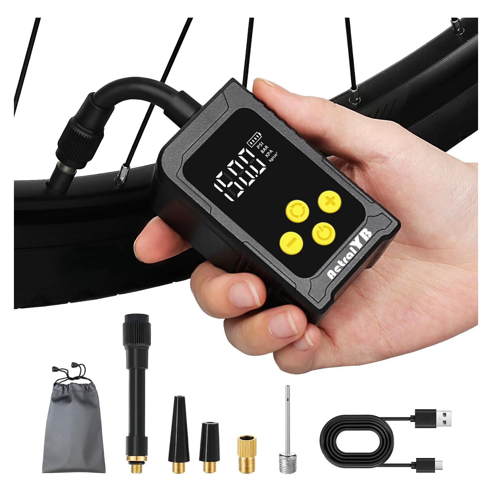 Mini Bomba de Aire AetralYB 150PSI para Bicicletas y Más