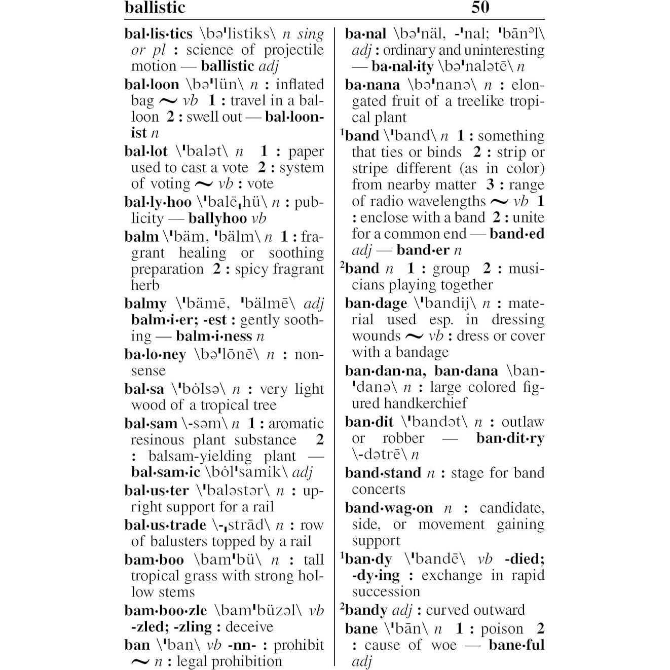 Merriam-Webster’s Concise Dictionary: Large Print Edition