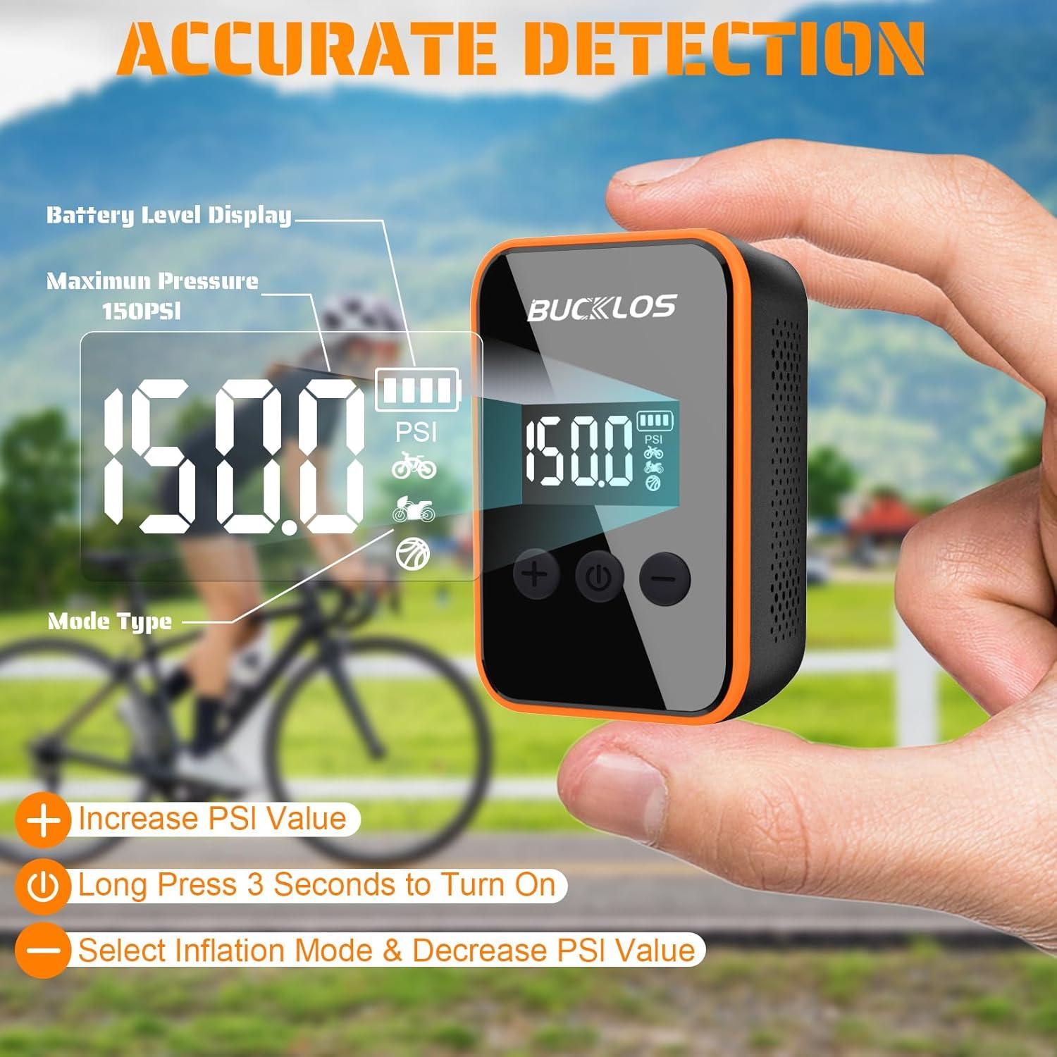 Bomba Eléctrica Portátil BUCKLOS ME-BP-600 150 PSI