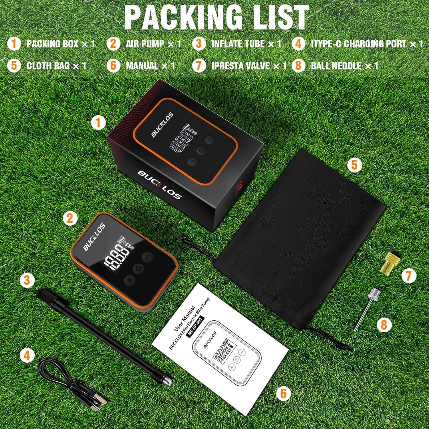 Bomba Eléctrica Portátil BUCKLOS ME-BP-600 150 PSI