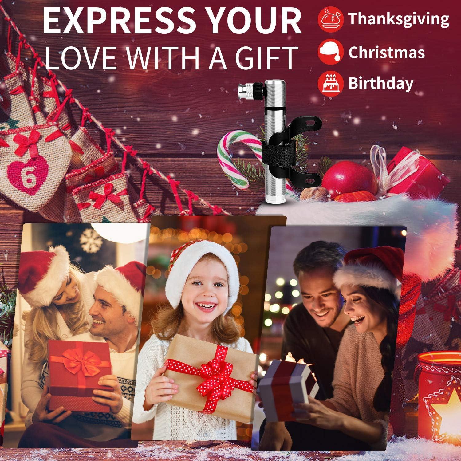 Mini Bomba de Bicicleta ICOCOPRO - 160 PSI - Ligera 82 g